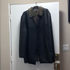 Men’s Andrew Marc New York real Shearling Coat